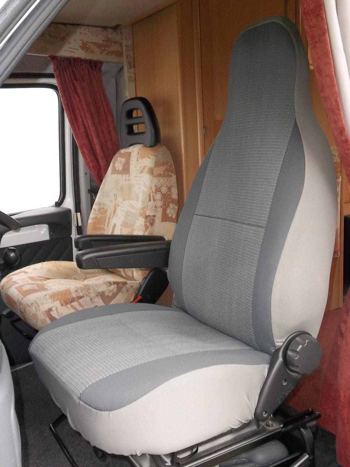 Ford Transit Motor Home Seat Cover – Charcoal Grey MH-701