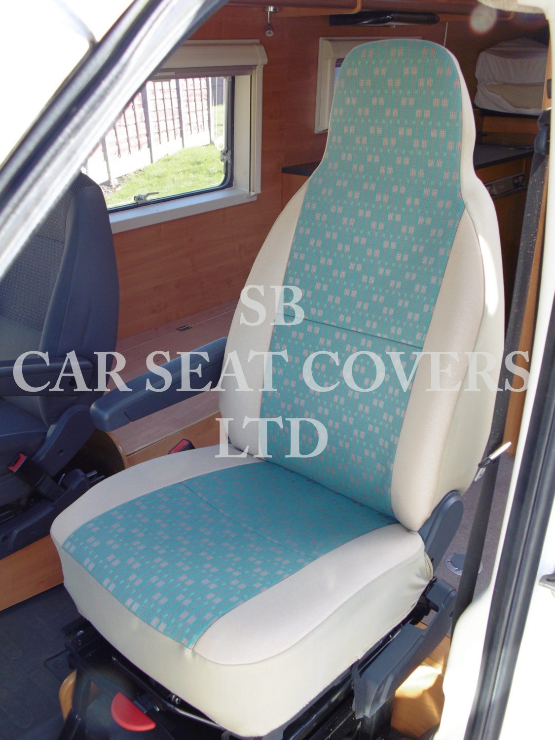 Fiat Ducato Motor Home Seat Cover – Emerald Green MH-045