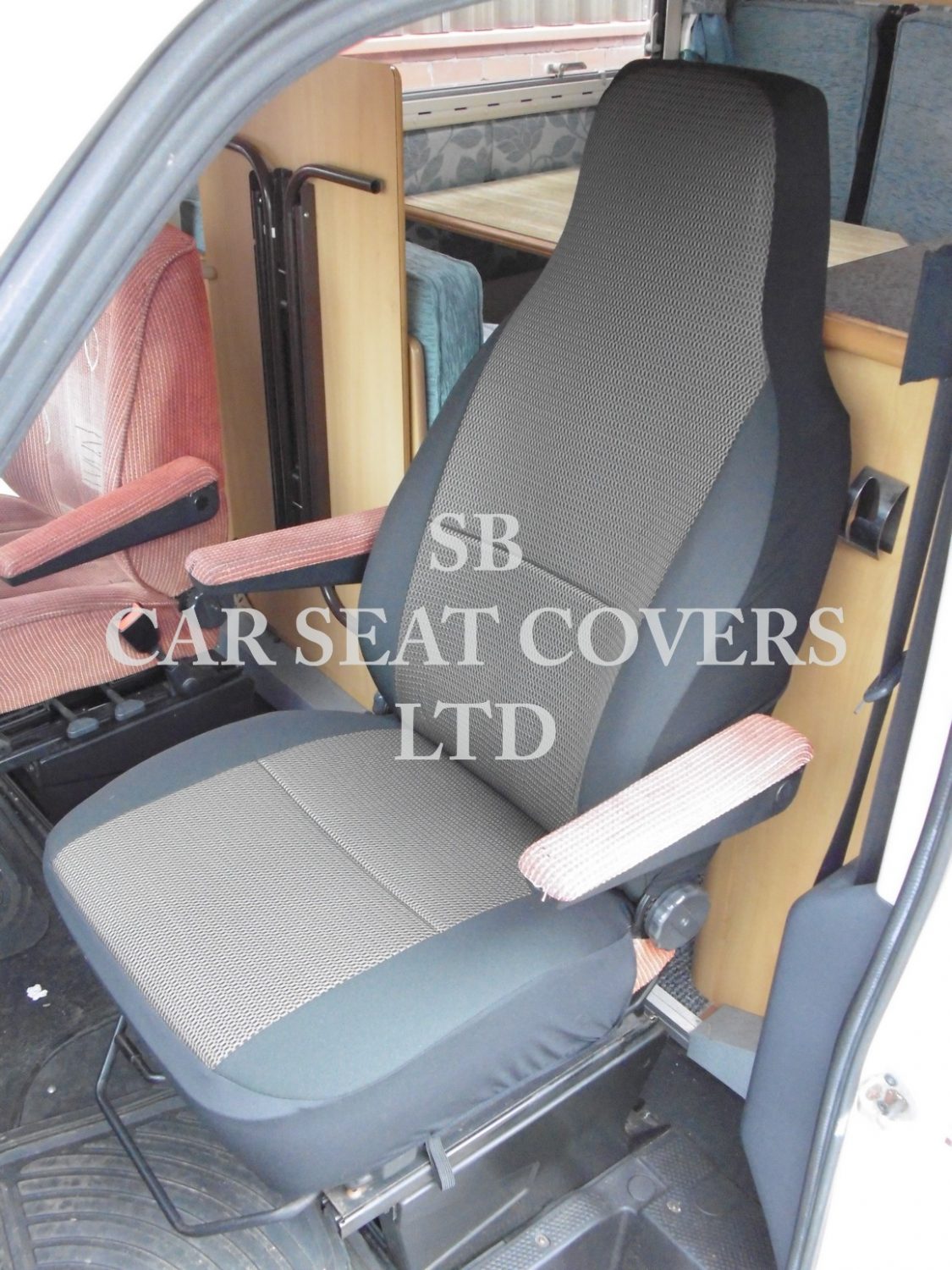 Fiat Ducato Motor Home Seat Cover – Bronze Mesh MH-077
