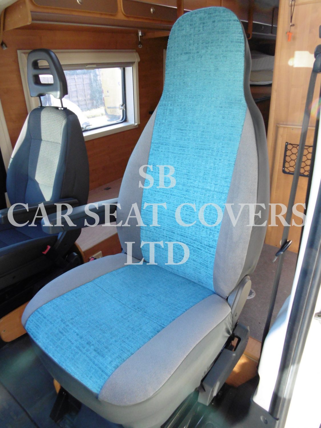 Fiat Ducato Motor Home Seat Cover - Windsor Blue MH-526