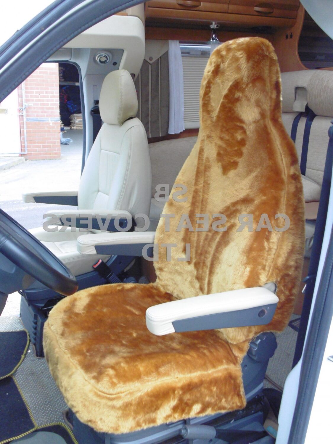 Carthago Motor Home Seat Covers, MH-183 Golden Honey