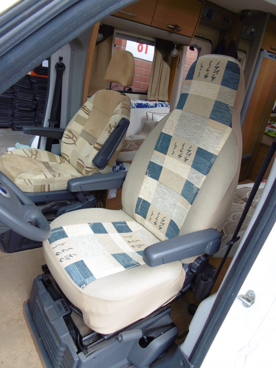 Fiat Ducato Motorhome Seat Covers, MH-202 Selia