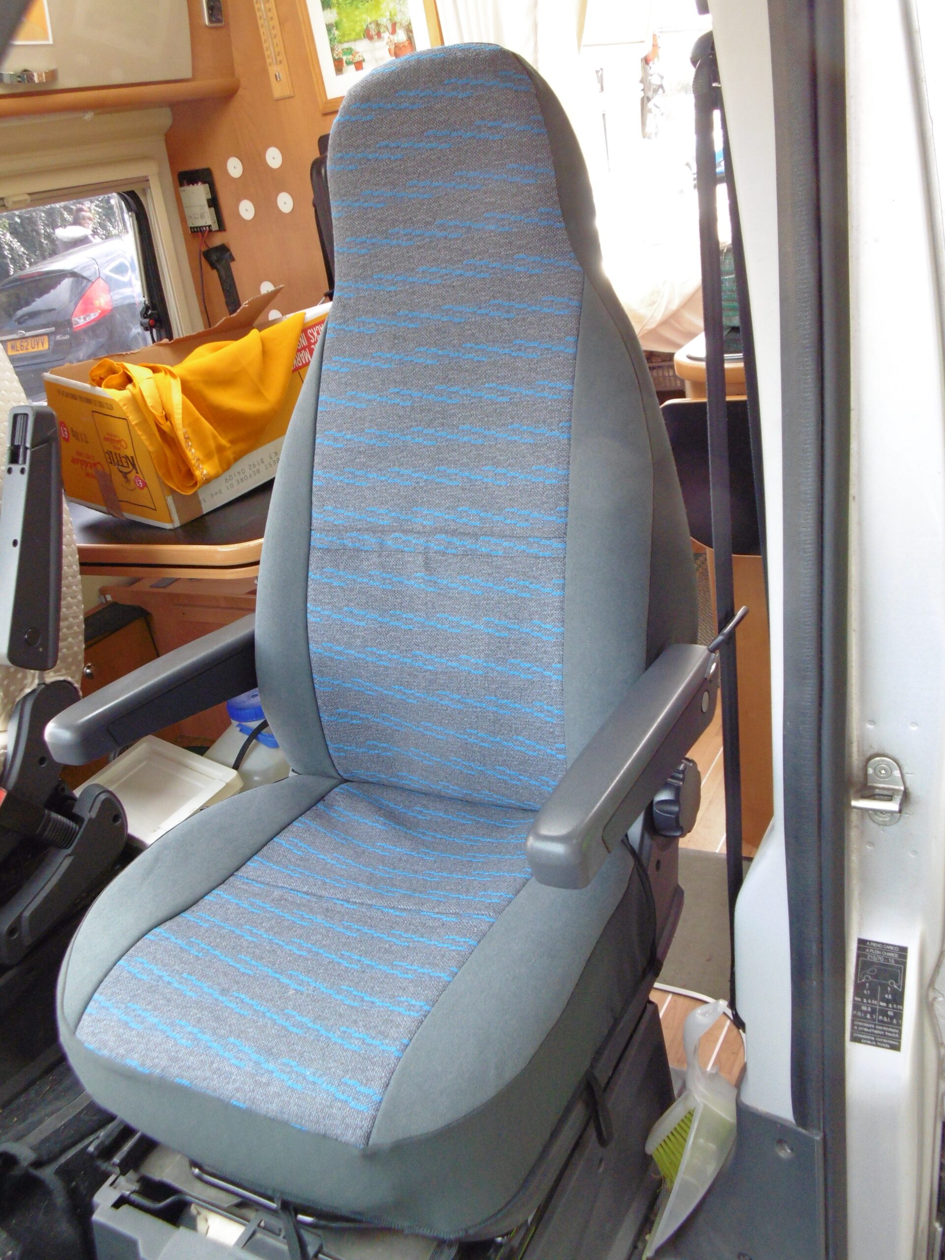 Carthago Motorhome Seat Covers, MH-220 Bridget Blue