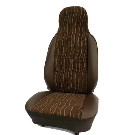Renault Motor Home Seat Cover - Brown Swirl MH-074