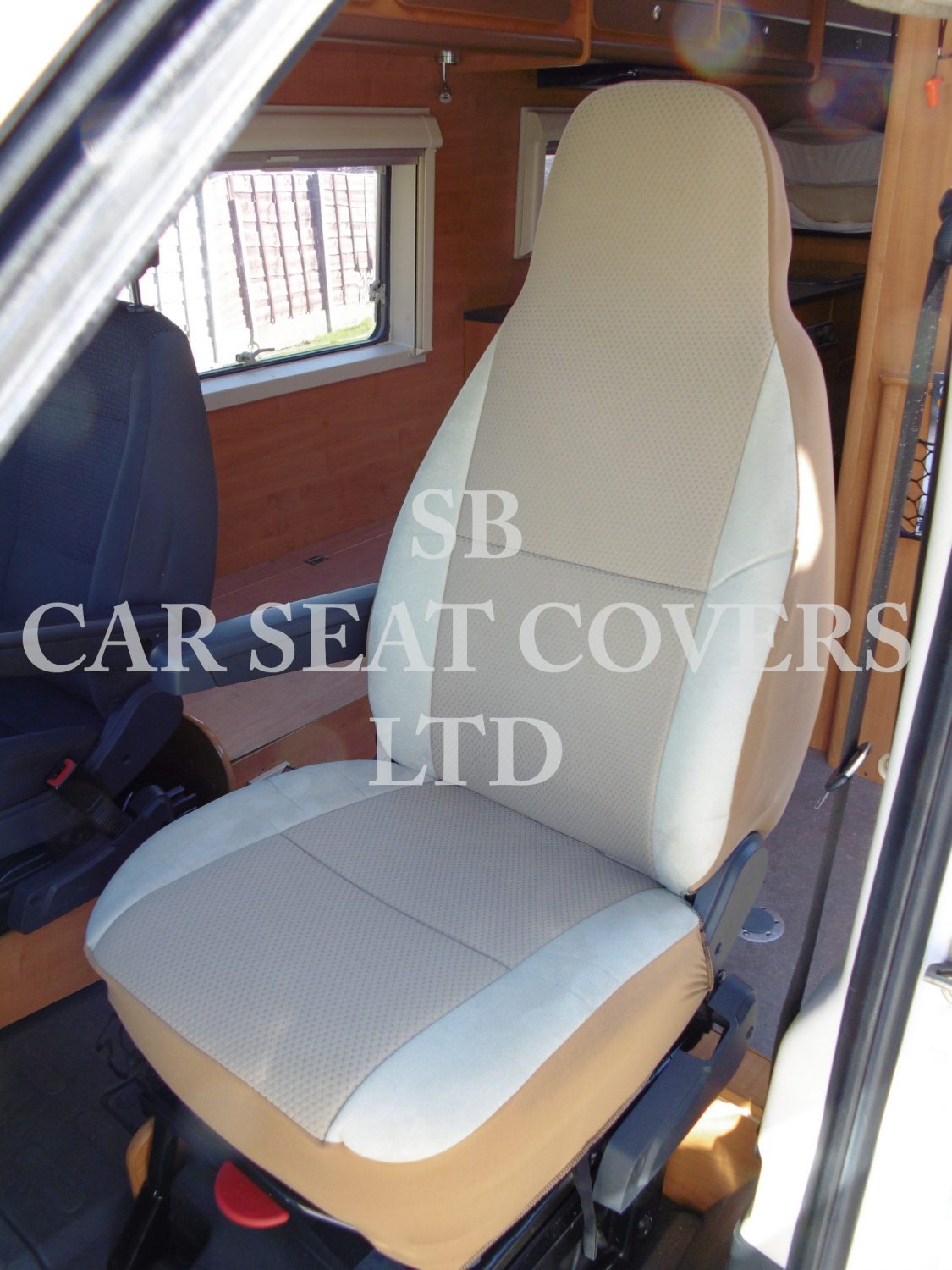 Fiat Ducato Motor Home Seat Cover – Cubicle Beige MH-038